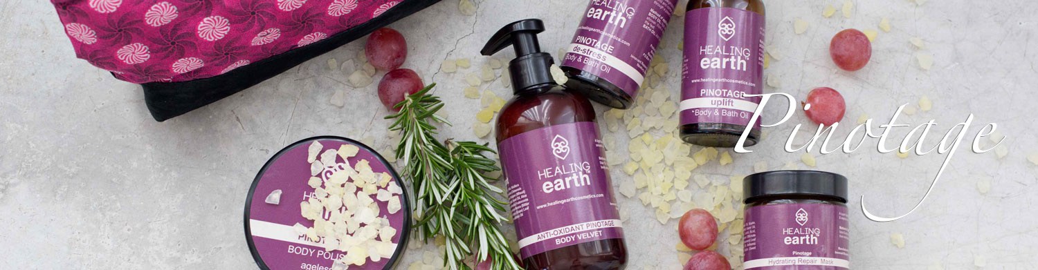 Pinotage healing earth vinotherapy